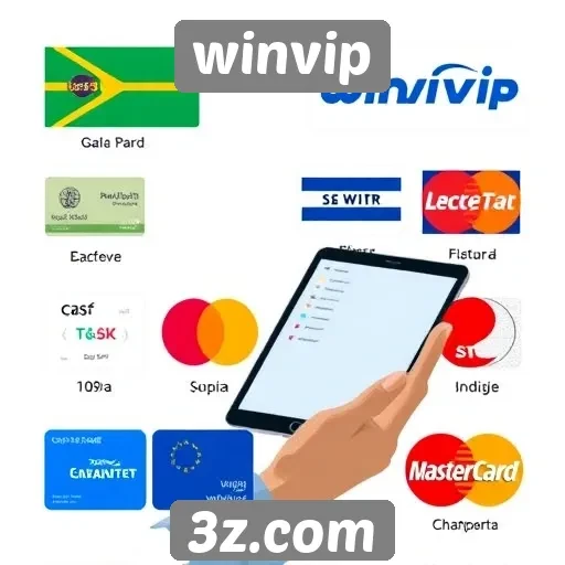 Sistemas de pagamento disponíveis no winvip