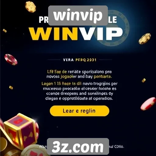 Winvip oferece promoções exclusivas para novos jogadores