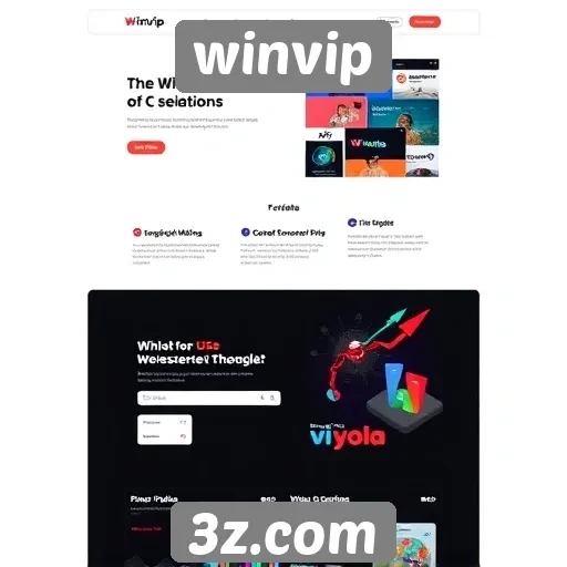 A evolução do design do site winvip ao longo do tempo